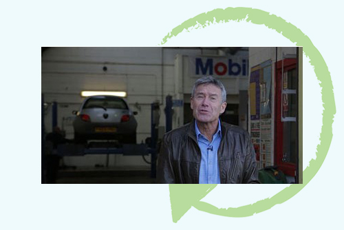 Tiff Needell at MOT centre