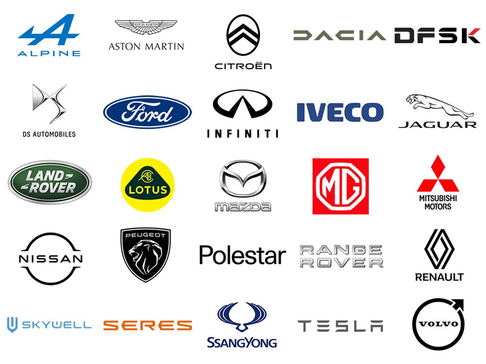 Vehicle Manufacturers logos